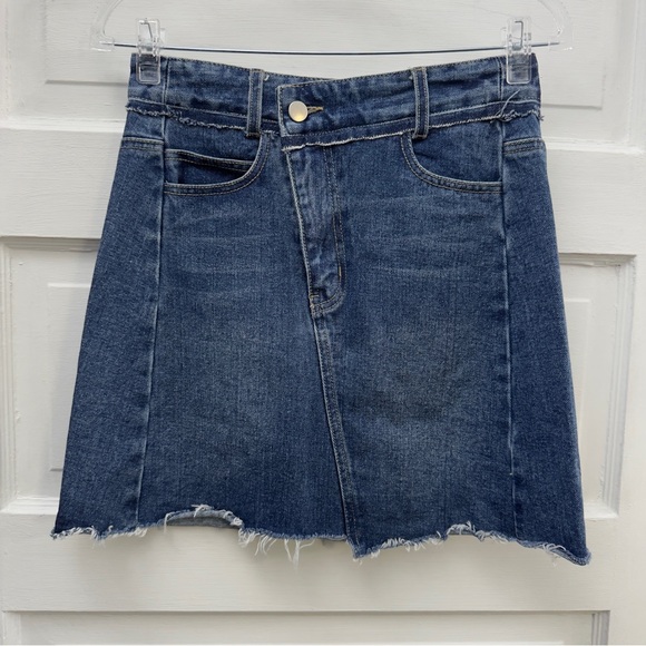Dresses & Skirts - Casual Denim Mini Skirt Denim Project x a.t.corner XS